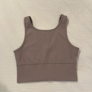 Reversible tank top, Lulu Lemon Power pivot ribbed style